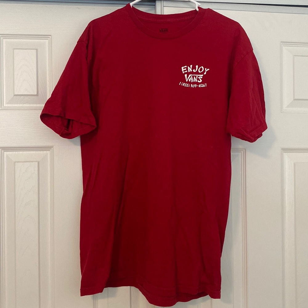 red vans t-shirt